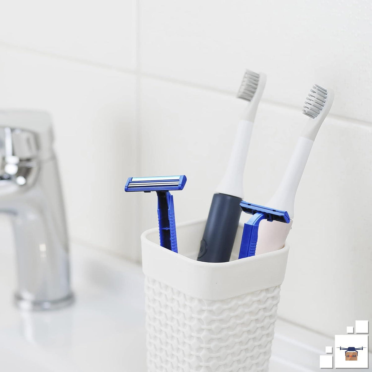 50 Pack Disposable Razors Shaving Razor, Twin Blade