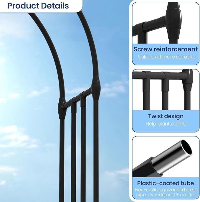 Garden Arch Arbor Trellis, 126