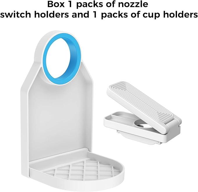 Laundry Detergent dispenser Cup Holder,Nozzle Upgraded Labor-Saving Switch Easily No More runny or Messy Laundry Detergent, Laundry Cup Holder and drip Tray room organization and storage