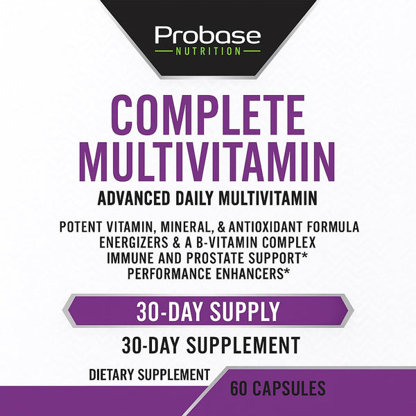 Probase Nutrition Complete Multivitamin 60 Capsules 30-Day Supply