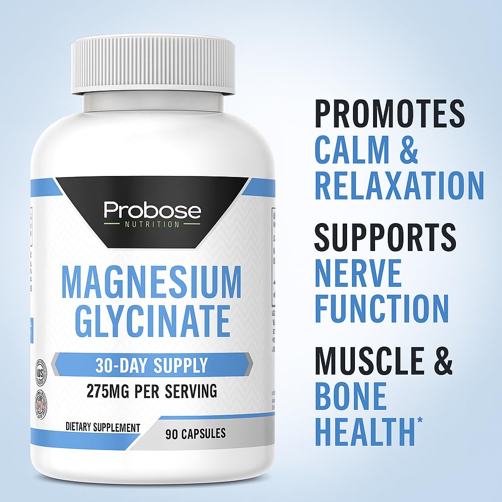 Magnesium Glycinate 60 Capsules 30-Day Supply