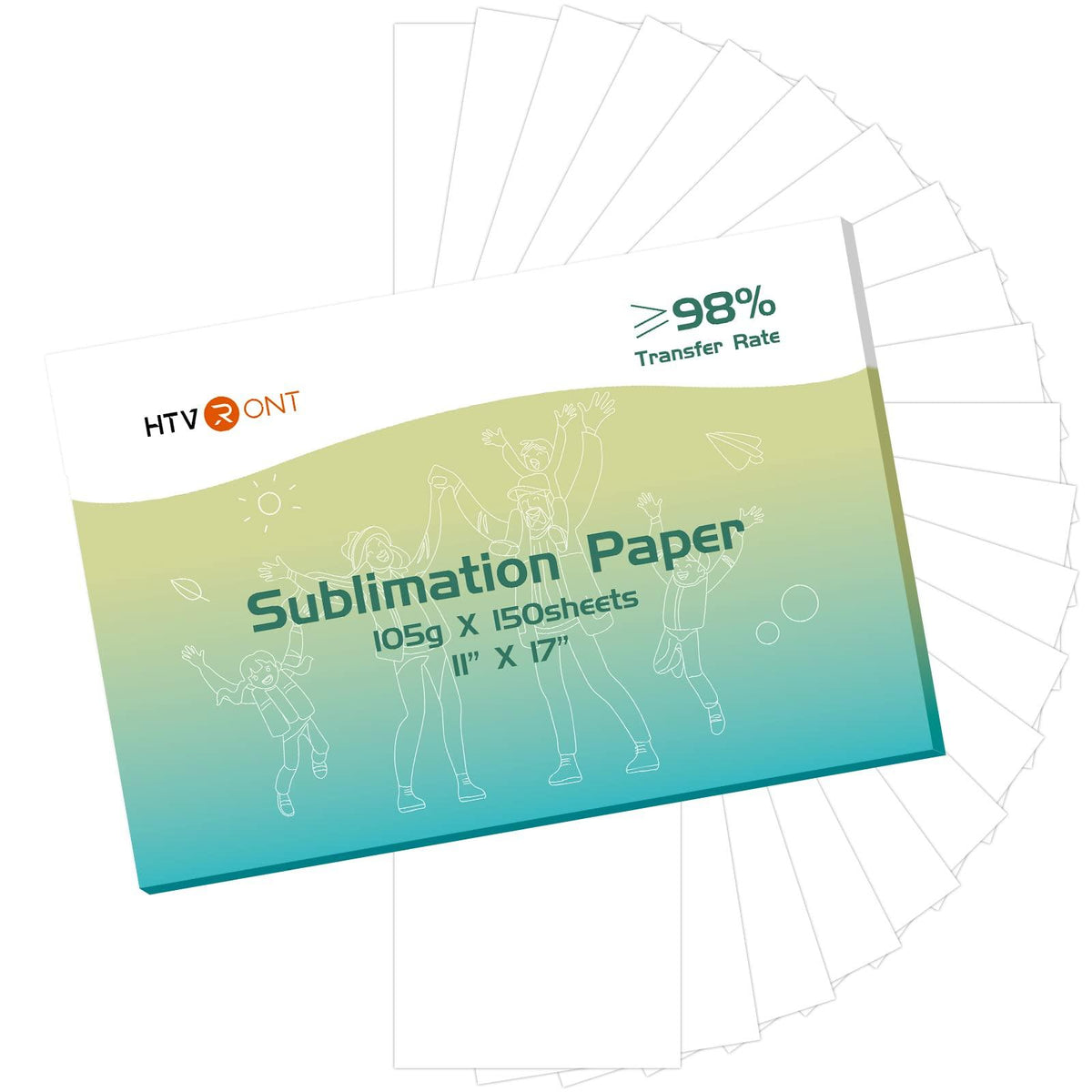HTVRONT Sublimation Paper 11 x 17 in, 150 Sheets