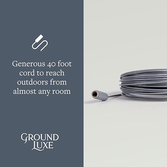 GroundLuxe Grounding Rod w/ 40 Ft Cord