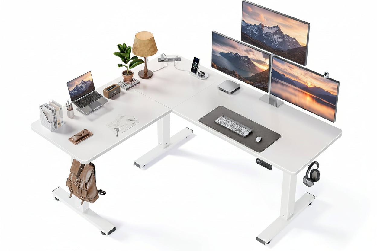 OdinLake S4 Home Office  L Shaped Standing Desk(75
