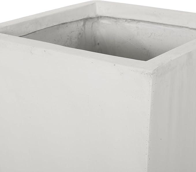 Christopher Knight Home Jorine Tapered Planter, Cast Stone Plant Pot, Lightweight Concrete Urban Planter, Standing Urn, Patio Garden Pot for Entryway Poolside, No Assembly Needed, 13
