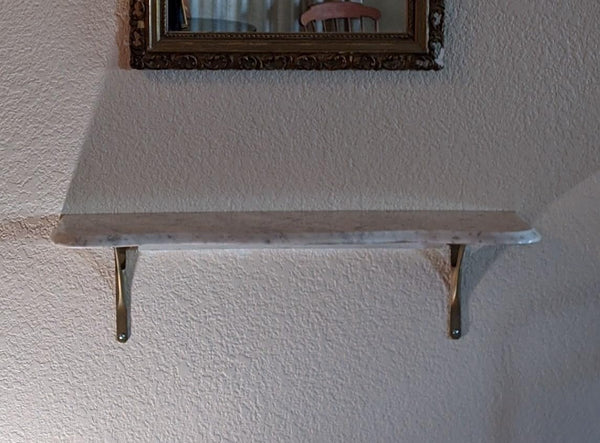 Classic Shelf Bracket - Antique Brass