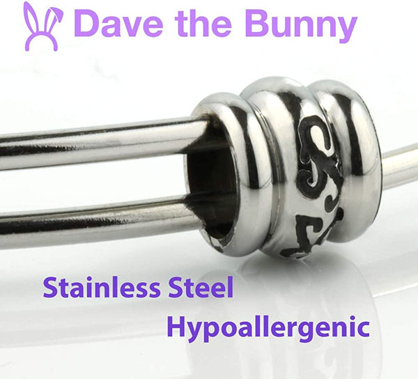 EPJ Sewing Machine Light Blue Fancy Charm Bangle