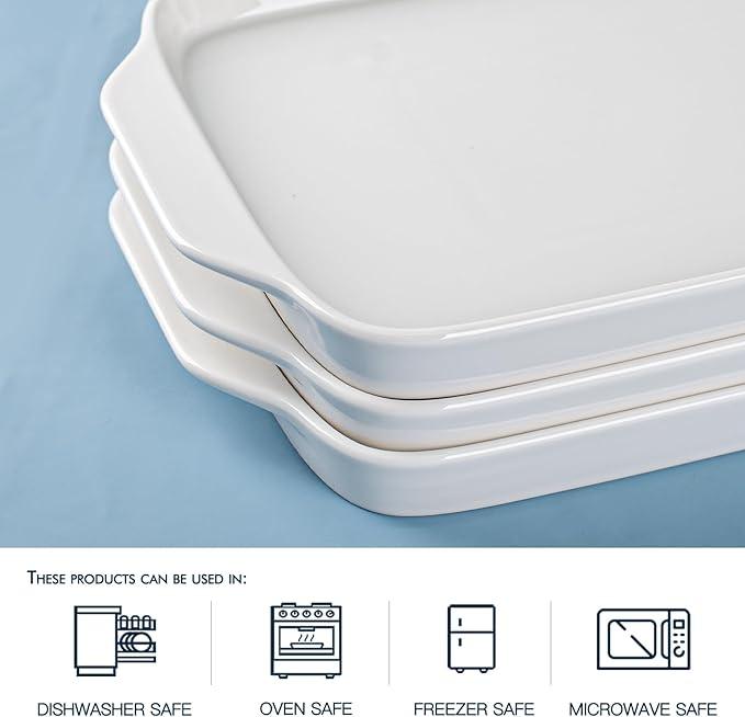 Dizada Large Serving Platter with Handles, 16