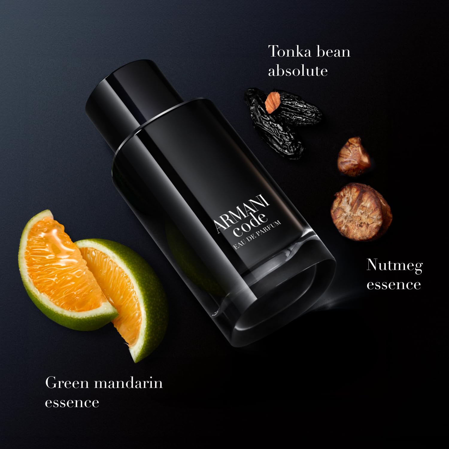 Armani Beauty - Code - Eau de Parfum - Cologne for Men - Fougère Ambery Spicy Men’s Fragrance - Green Mandarin, Nutmeg, Tonka Bean Notes