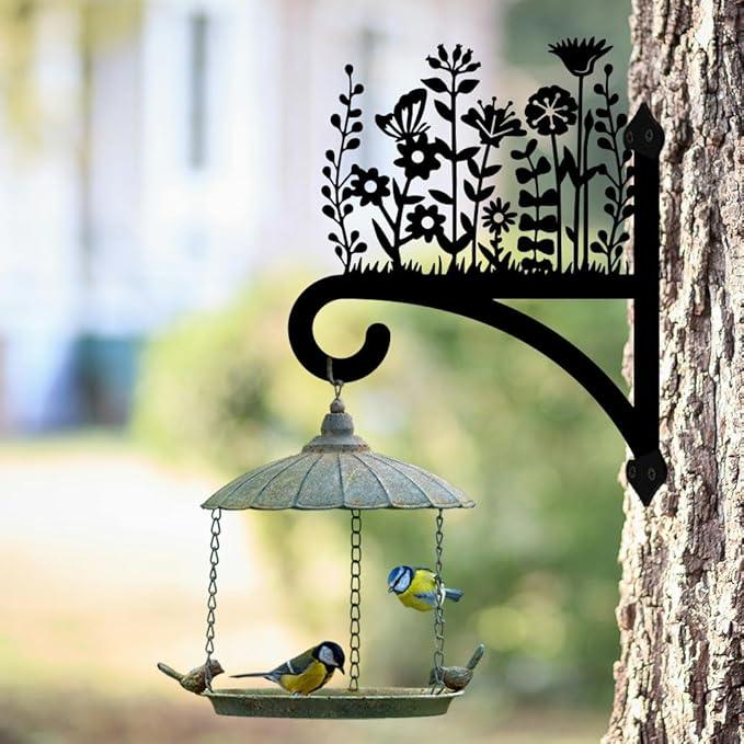 Peacoblue Iron Plant Hangers Hooks for Outdoor Indoor Hanging Plants Flower Fern Pot Lantern Bird Feeder Wind Chimes, 12