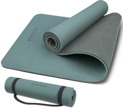Yoga Mat Non Slip Anti-tear,extra thick-2/5 inch（10MM）High Resiliency Professional POE Yoga Mats for Women Men Kids,72