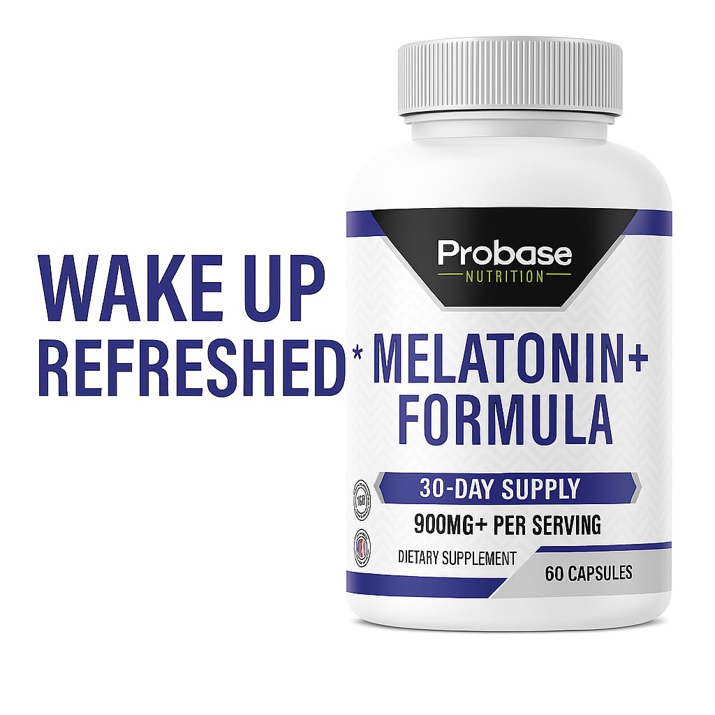 Probase Nutrition Melatonin+ Formula 60 Capsules 30-Day Supply