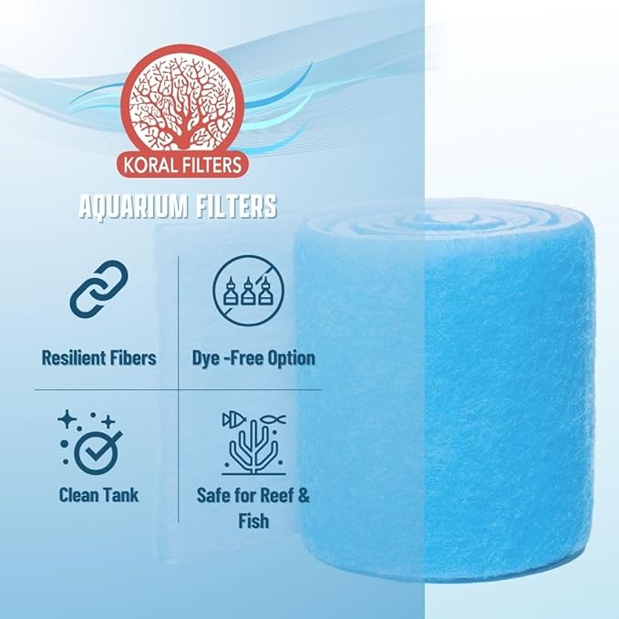 Aquarium Filter Media Pad Cut to Fit Roll, 12