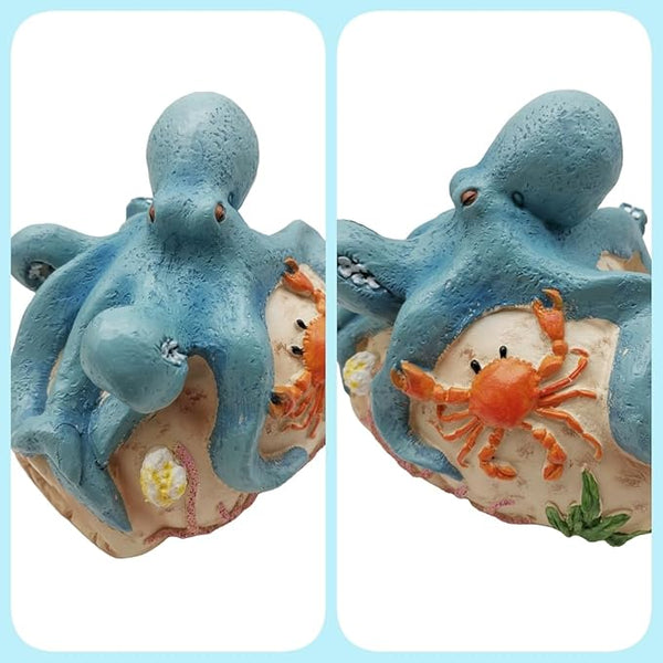 Octopus Statues Gutter Downspout Extension Statues Garden Decoration,Resin Statue Outdoor Decor,Animal Downspout Diverter,Decorative Gutter Extension,3