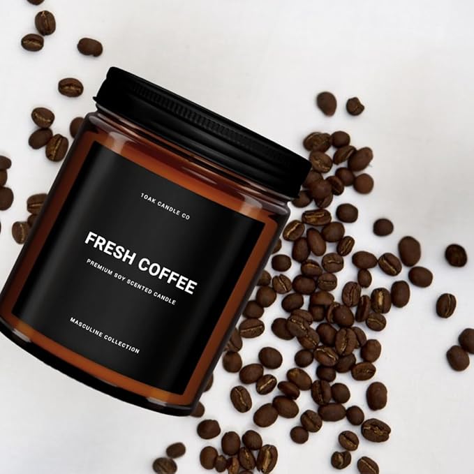 1OAK Scented Candles for Men - Fresh Coffee Candle - Espresso & Roast Coffee - Home Gifts (7oz.)