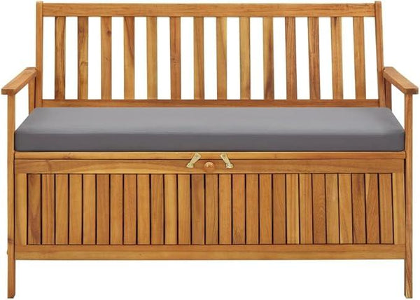 vidaXL Patio Storage Bench 47.2
