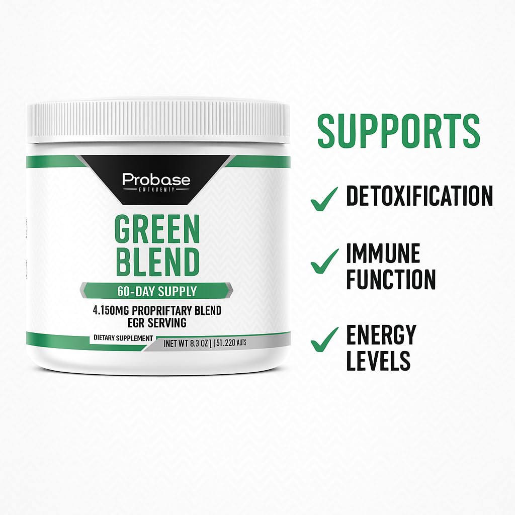 Probase Nutrition Greens Blend Powder 151 Grams