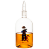 Wine & Whiskey Decanter, Hunting Gifts, Hunter with Dog - 750ml Decanter Bourbon Scotch Unique Gift for Him - Gamebirds Game - Hunter's Cowboy Decanter, Western Style Decanter, Gift Glassware