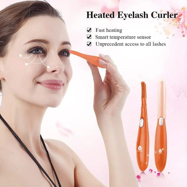Heated Eyelash Curler With Comb, Provides Long Lasting Curl In Seconds - Gifts for You 'n Me