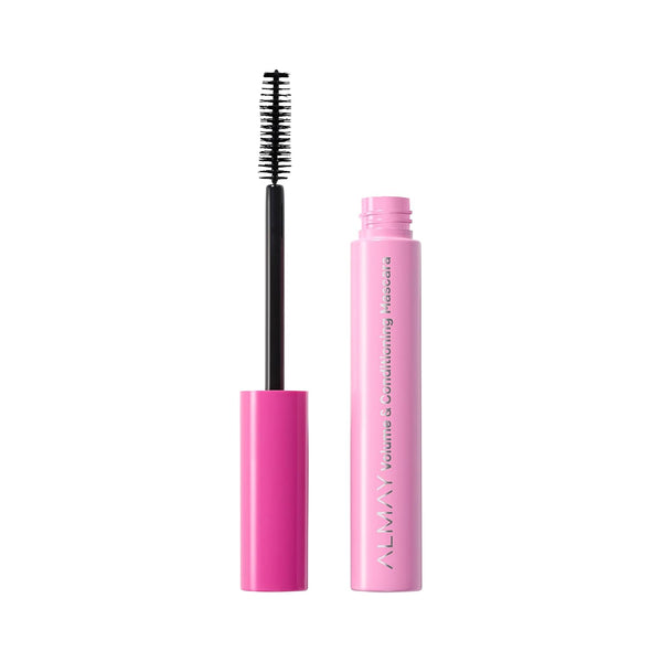 2-PACK Almay Volume & Conditioning Mascara, Hydrating All Day Wear, 10 Blackest Black, 0.27 fl oz.