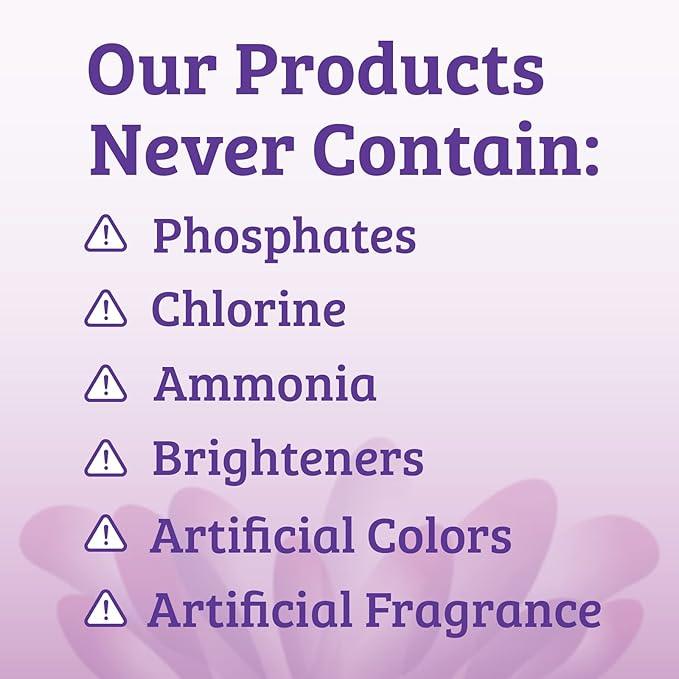 Biokleen Natural Laundry Detergent - 300 HE Loads - Liquid, Eco-Friendly, Plant-Based, No Artificial Fragrance, Colors or Preservatives, Lavender Lily, 150 Fl Oz