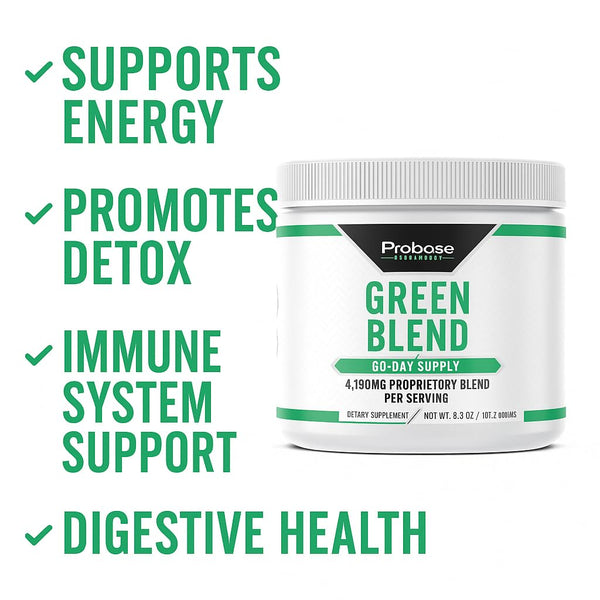 Probase Nutrition Greens Blend Powder 151 Grams