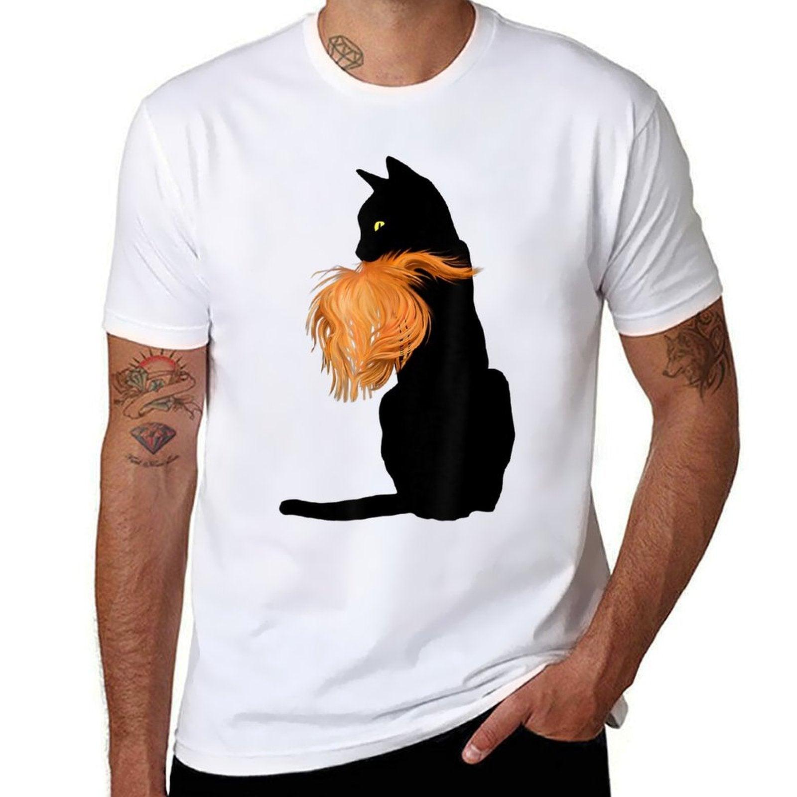 Cat Ladies for Kamala, Funny, Cat, Trump Hair, Womens Comfortable T-Shirt