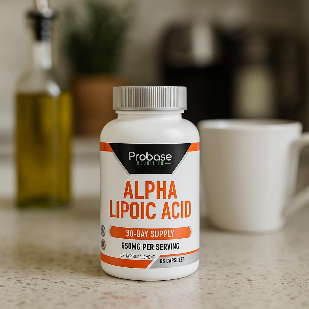 Probase Nutrition Alpha Lipoic Acid (ALA) 60 Capsules 30-Day Supply