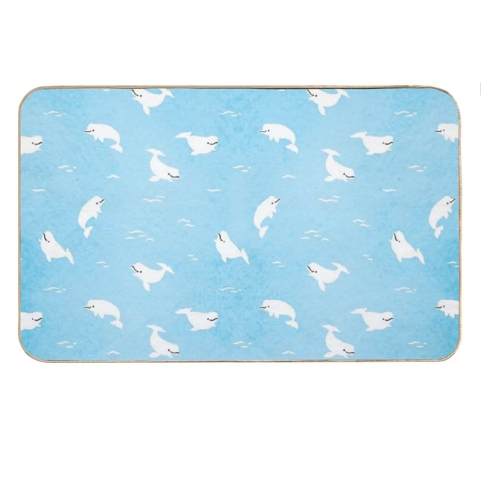 Beluga Whale Bath Mat