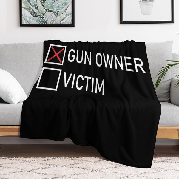Gun Owner - Victim Multi-functional Throw Blanket