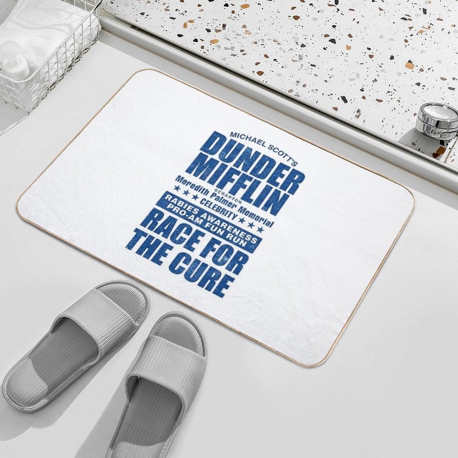 Dunder Mifflin Rabies Awareness Race for The Cure Bath Mat