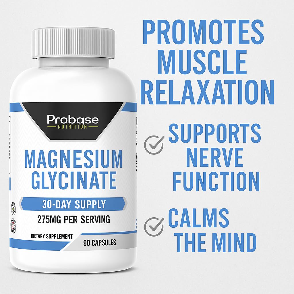 Magnesium Glycinate 60 Capsules 30-Day Supply