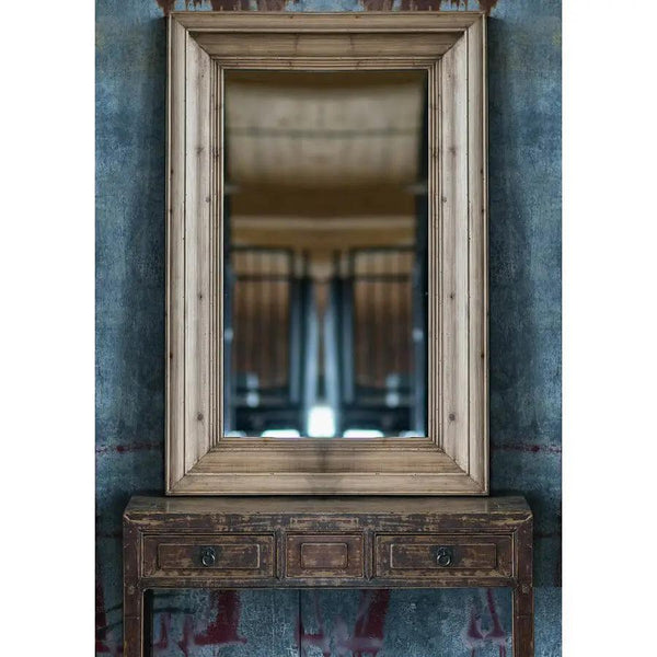 Rectangle Pine Frame Mirror - Large
