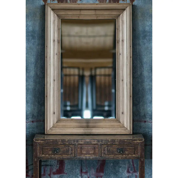 Rectangle Pine Frame Mirror - Large