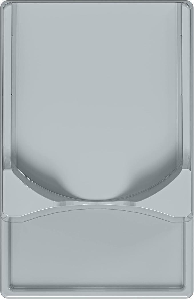 Skywin Laundry Detergent Holder Stand Organizer and Drip Tray for Laundry Room Organization,Non Slip Laundry Soap Holder for Liquid Laundry Detergent, Laundry Detergent Stand, No Strap (Grey)