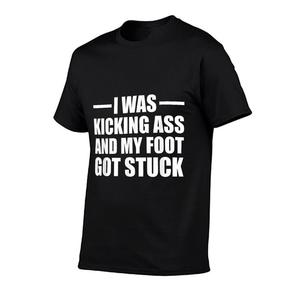 Funny Broken Foot Leg Joke Recovery Surgery Injury Gift T-Shirt