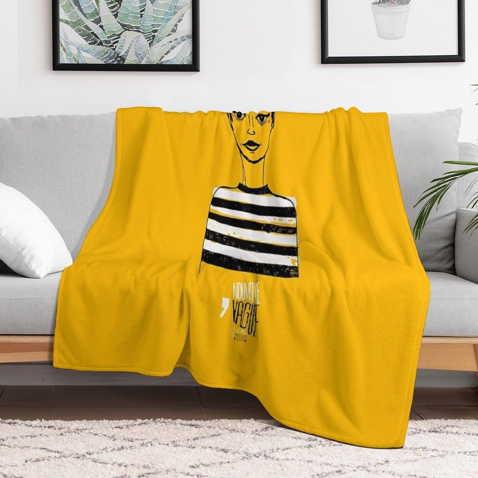 Jean Seberg Throw Blanket