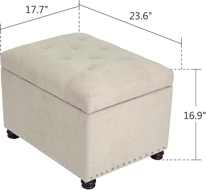 Joveco Storage Ottoman, 24