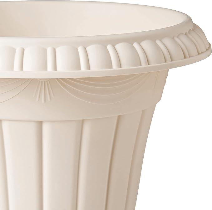 PL10BG Classic Traditional Plastic Urn Planter Indoor/Outdoor 15