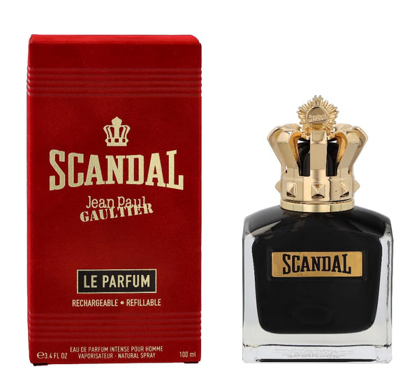 Jean Paul Gaultier Scandal Le Eau de Parfum Intense Refillable Spray for Men, 3.4 Ounce