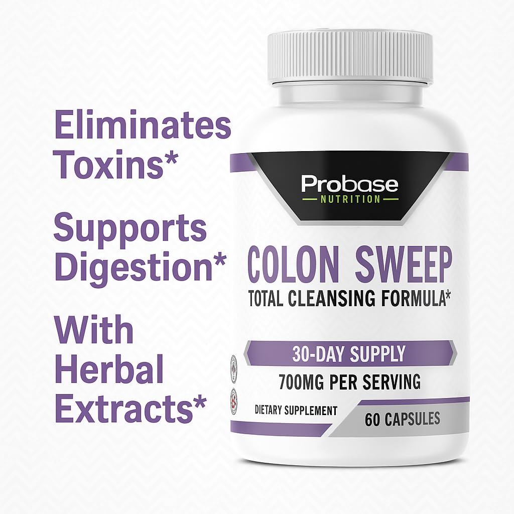 Probase Nutrition Colon Sweep 60 Capsules 30-Day Supply