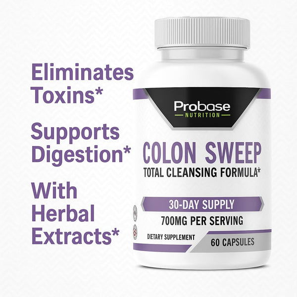 Probase Nutrition Colon Sweep 60 Capsules 30-Day Supply