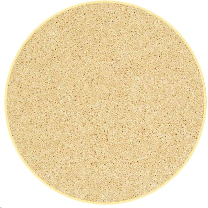 KOECKRITZ Soft and Colorful Kids Classroom Area Rugs (Passes Flammability Pill Test) Many Sizes and Bright Colors to Select from (10' Round, Lemon)