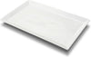 MIECOO Large Serving Platter, 18.5" x 11.5" White Serving Tray, Rectangular Porcelain Plate for Party, Wedding, Birthday, Entertaining, Food, Appetizer, Fruit, Sushi, Dessert