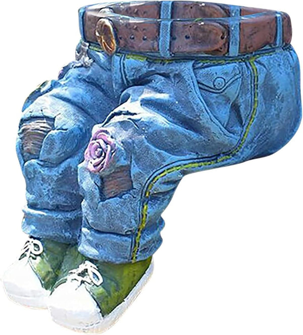Garden Art Jeans Garden Decoration Ornaments Flower pot resin artifact Garden design planting decoration