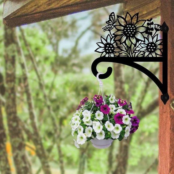 Peacoblue Iron Plant Hangers Hooks for Outdoor Indoor Hanging Plants Flower Fern Pots Lantern Bird Feeder Wind Chimes, 12