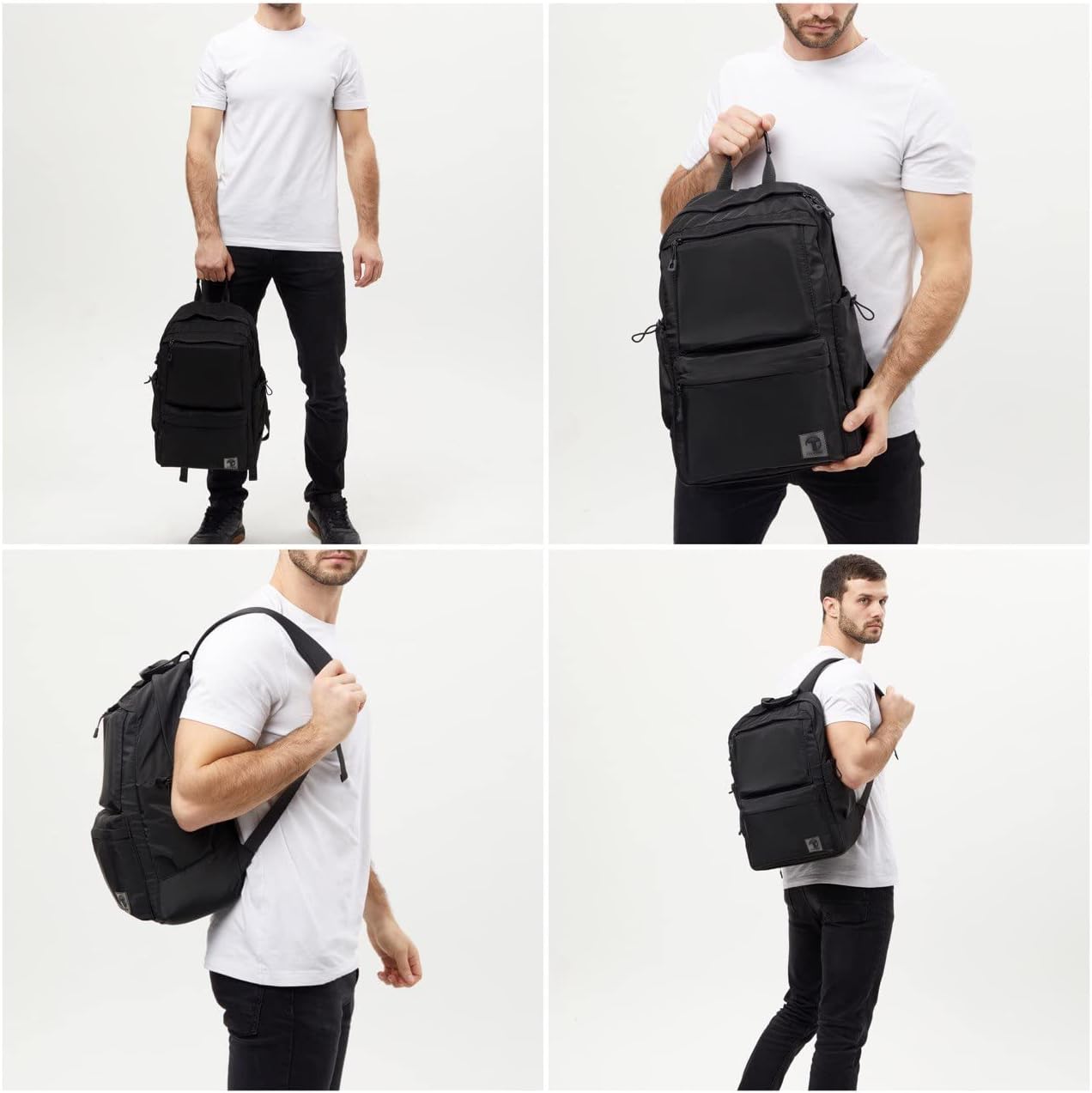 Talmont Travel Backpack for Laptop Water Resistant Bookbag Computer Bag Gifts for Men & Women Fits 15.6 Inch Notebook