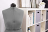 FAMILY DRESSFORM Medium Adjustable Mannequin Dress Form - Grey