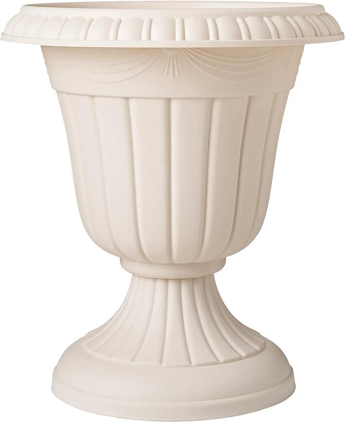 PL20BG Classic Traditional Plastic Urn Planter Indoor/Outdoor, 10