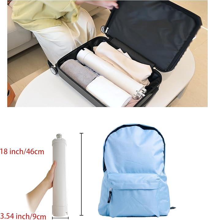 JOOM Clothes Drying Rack Portable Foldable - Drying Rack Clothing Space Saving,Collapsible Drying Rack for Laundry,Travel,Indoor,Outdoor. Folding Clothing Rack Home and Travel (Small Silver)